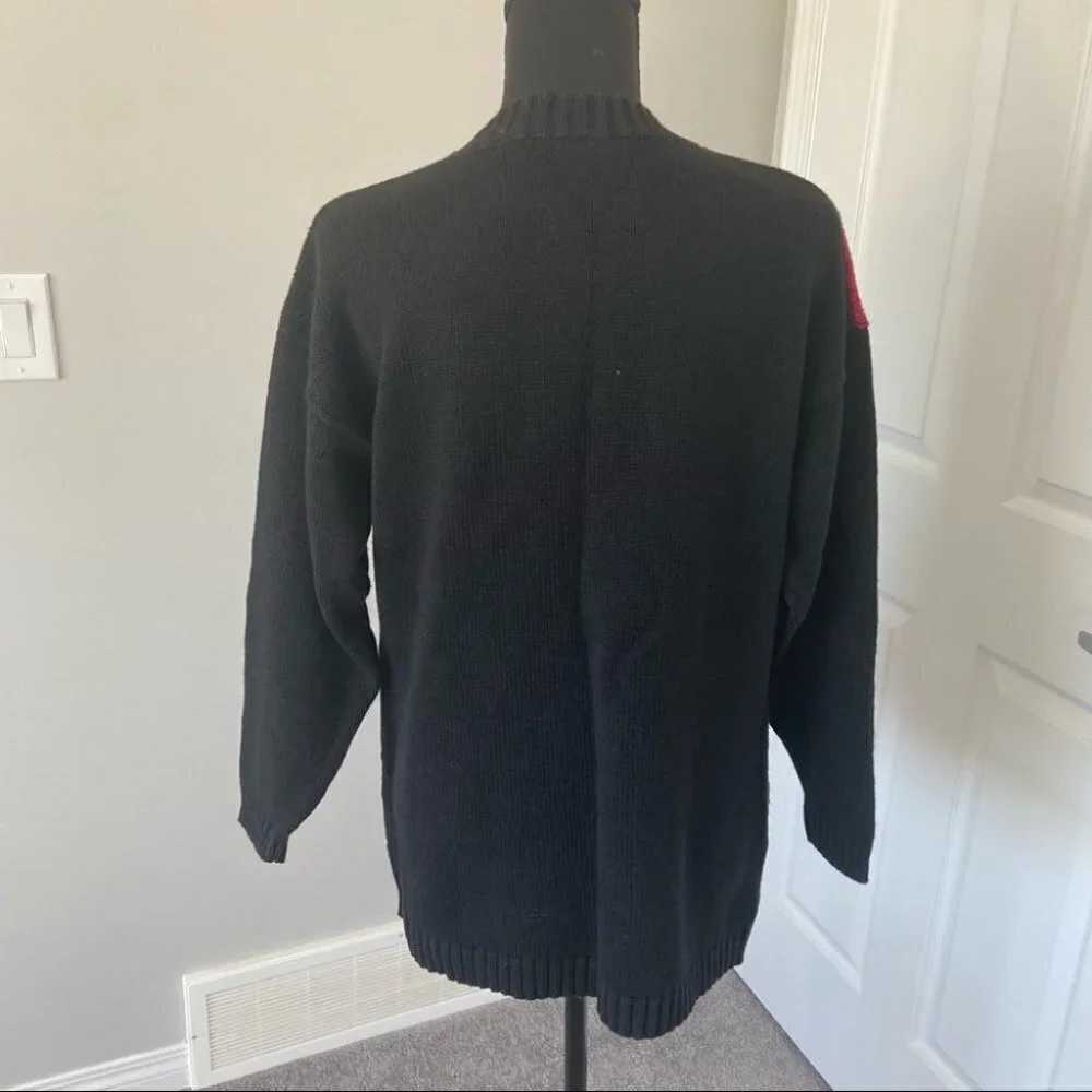 Vintage  Almost Heaven Hand Made Patchwork Embroidery Sweater - Picture 4 of 16